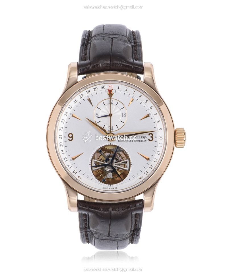 IMG_9085 Jaeger-LeCoultre Master Tourbillon Mens watch Unisex Automatic Rose gold Q1652420 Replica 2