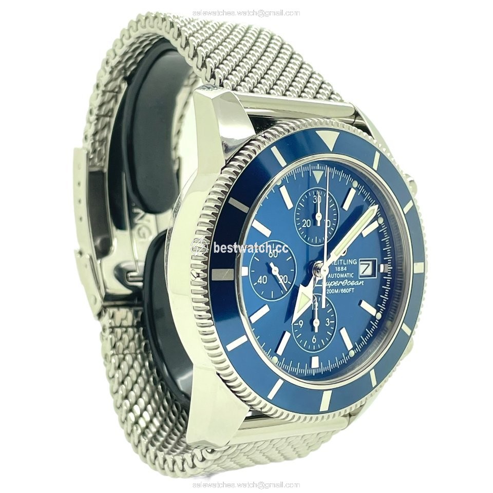 IMG_9085 Breitling Superocean Heritage Chronograph Mens watch Unisex Automatic Steel A1332016 C758 Replica 2