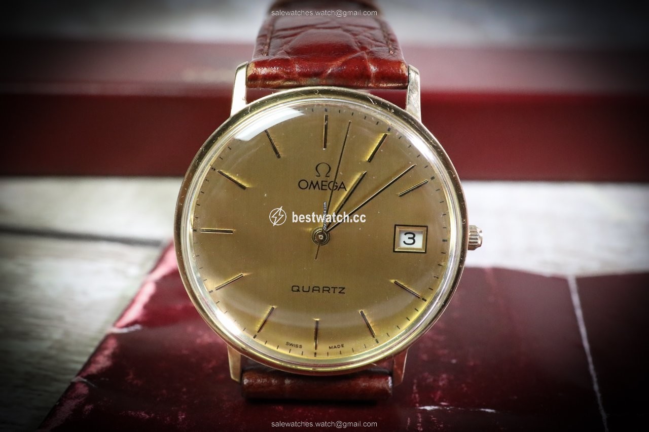 IMG_9085 Omega Mens watch Unisex Quartz Yellow gold 1061 Replica 2