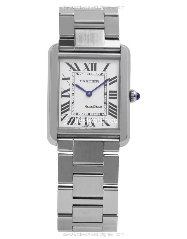 IMG_9085 Cartier Tank Solo Mens watch Unisex Quartz Steel W5200014 3169 Replica 2
