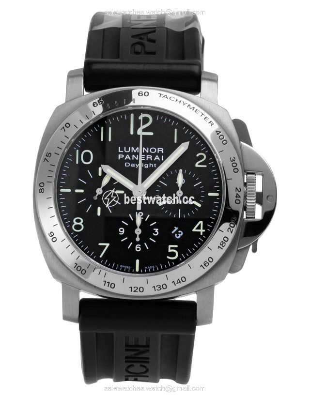 IMG_9085 Panerai Luminor Chrono Mens watch Unisex Automatic Steel PAM00196 Replica 2