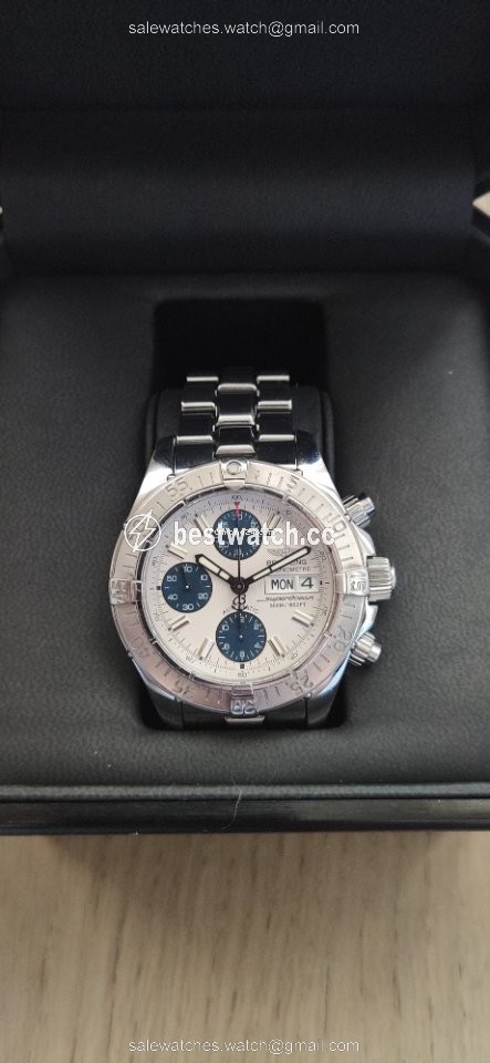 IMG_9085 Breitling Superocean Chronograph II Mens watch Unisex Automatic Steel A1334011 G549 Replica 2