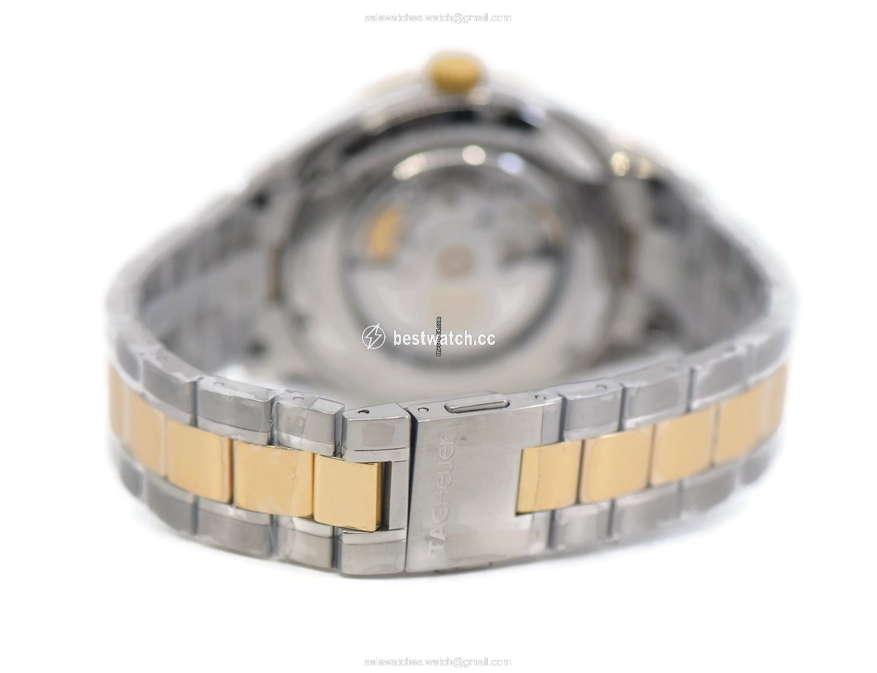 TAG Heuer Carrera Calibre 5 Mens watch Unisex Automatic Gold Steel WV215A.BD0788 Replica 2