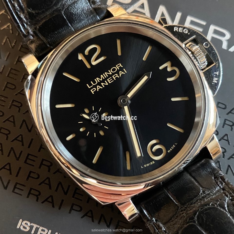 IMG_9085 Panerai Luminor Due Mens watch Unisex Manual winding Steel PAM 00676 Replica 2