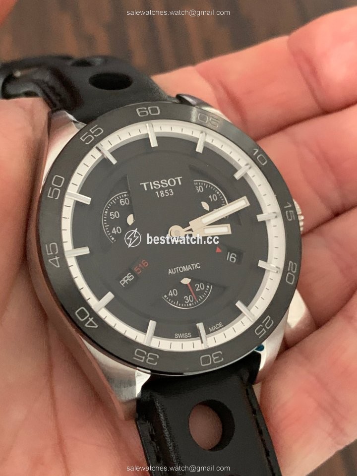 Tissot PRS 516 Mens watch Unisex Automatic Steel T100.428.16.051.00 Replica 2