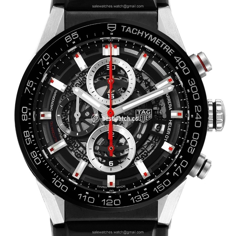 IMG_9085 TAG Heuer Carrera Calibre HEUER 01 Mens watch Unisex Automatic Steel CAR201V.BA0714 Replica 2