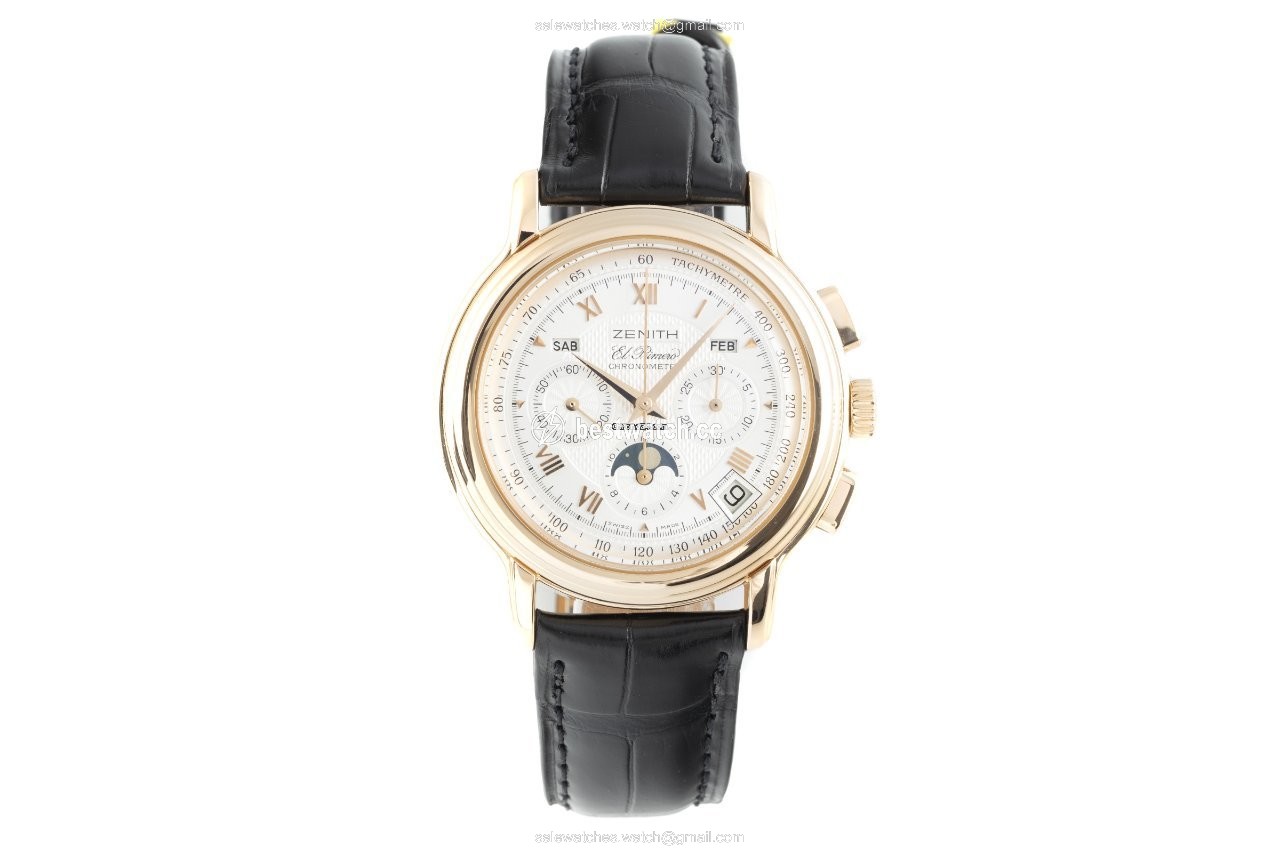 IMG_9085 Zenith El Primero Chronomaster Mens watch Unisex Automatic Red gold 17-0240-410-01C495IT Replica 2