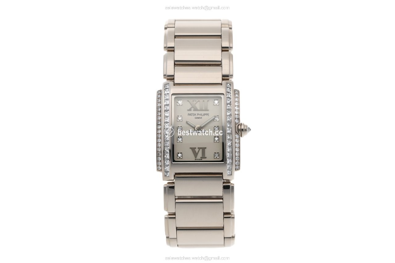 IMG_9085 Patek Philippe Twenty~4 Womens watch Quartz White gold 4908 20 Replica 2