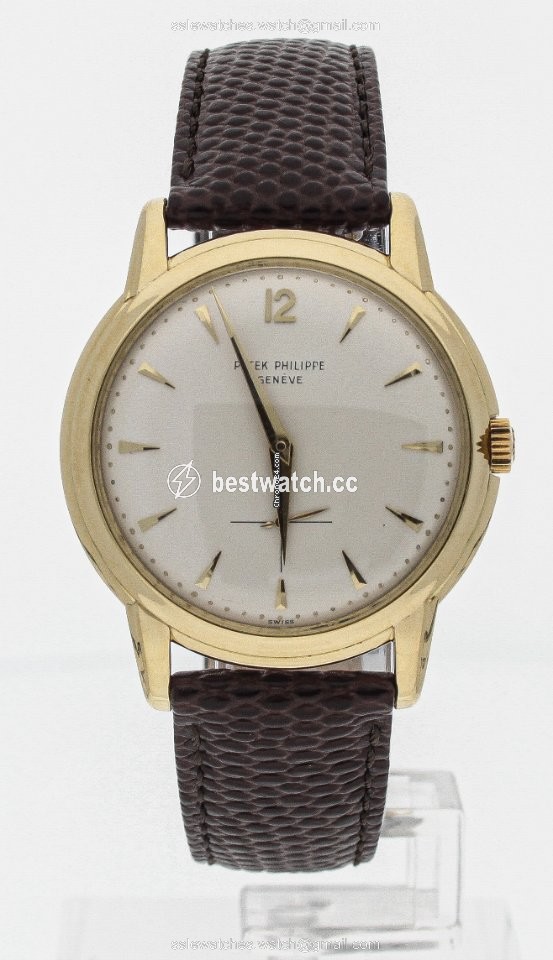 IMG_9085 Patek Philippe Calatrava Mens watch Unisex Manual winding Yellow gold 3919 Replica 2