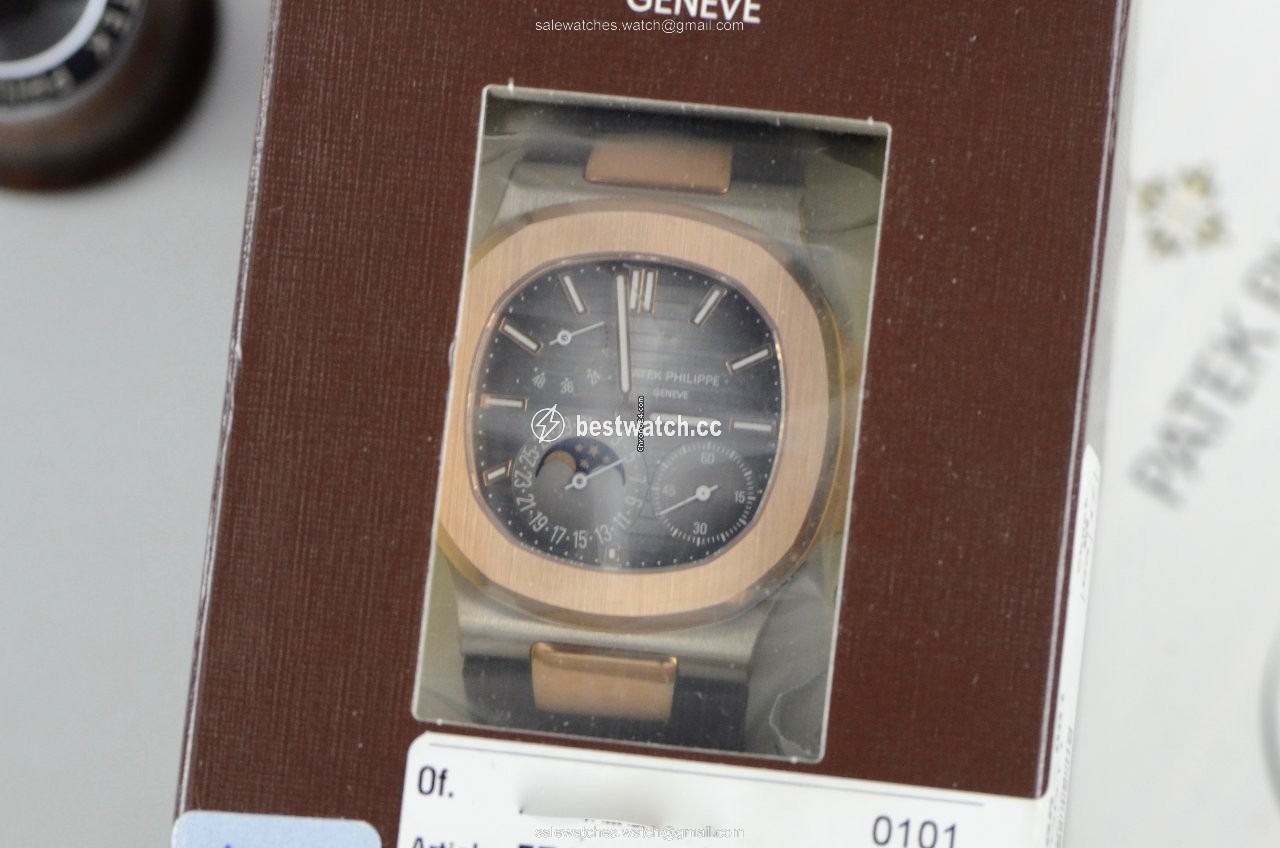 IMG_9085 Patek Philippe Nautilus Mens watch Unisex Automatic Rose gold 5712GR-001 Replica 2