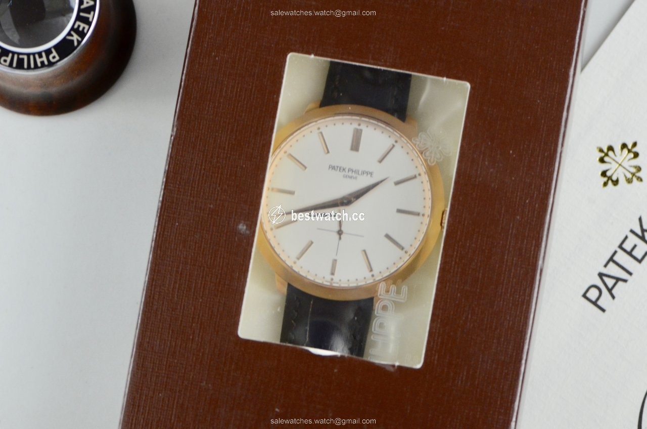 IMG_9085 Patek Philippe Calatrava Mens watch Unisex Manual winding Rose gold 5123R-001 Replica 2