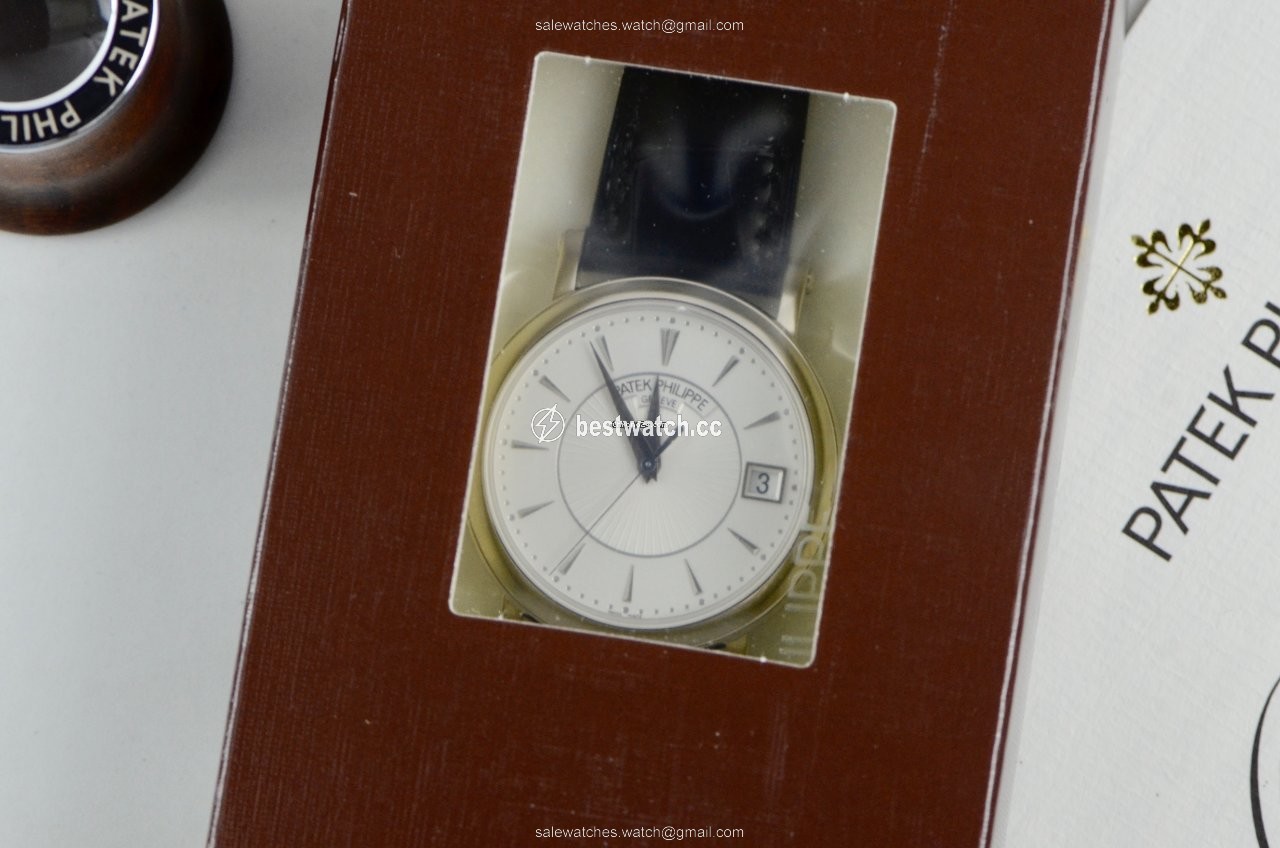 Patek Philippe Calatrava Mens watch Unisex Automatic White gold 5153G-010 Replica 2