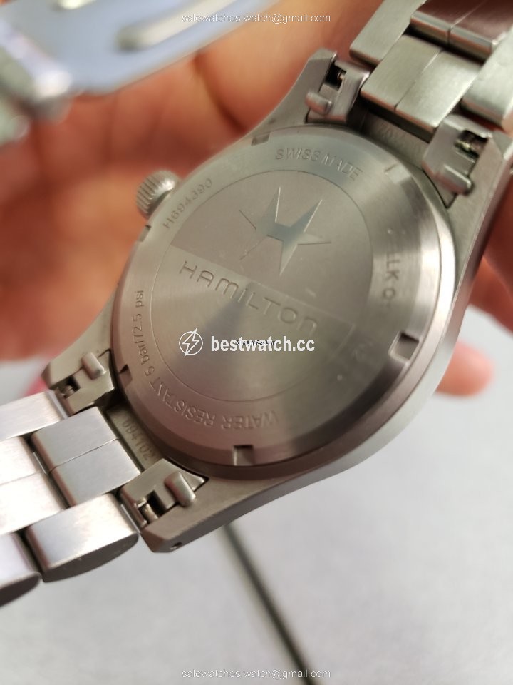 IMG_9085 Hamilton Khaki Field Mens watch Unisex Manual winding Steel H69439131 Replica 2