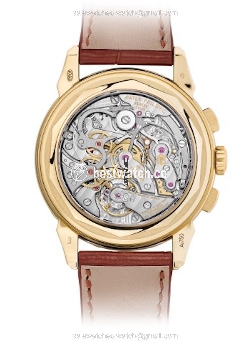 IMG_9085 Patek Philippe Perpetual Calendar Chronograph Mens watch Unisex Manual winding Yellow gold 5270J-001 Replica 2