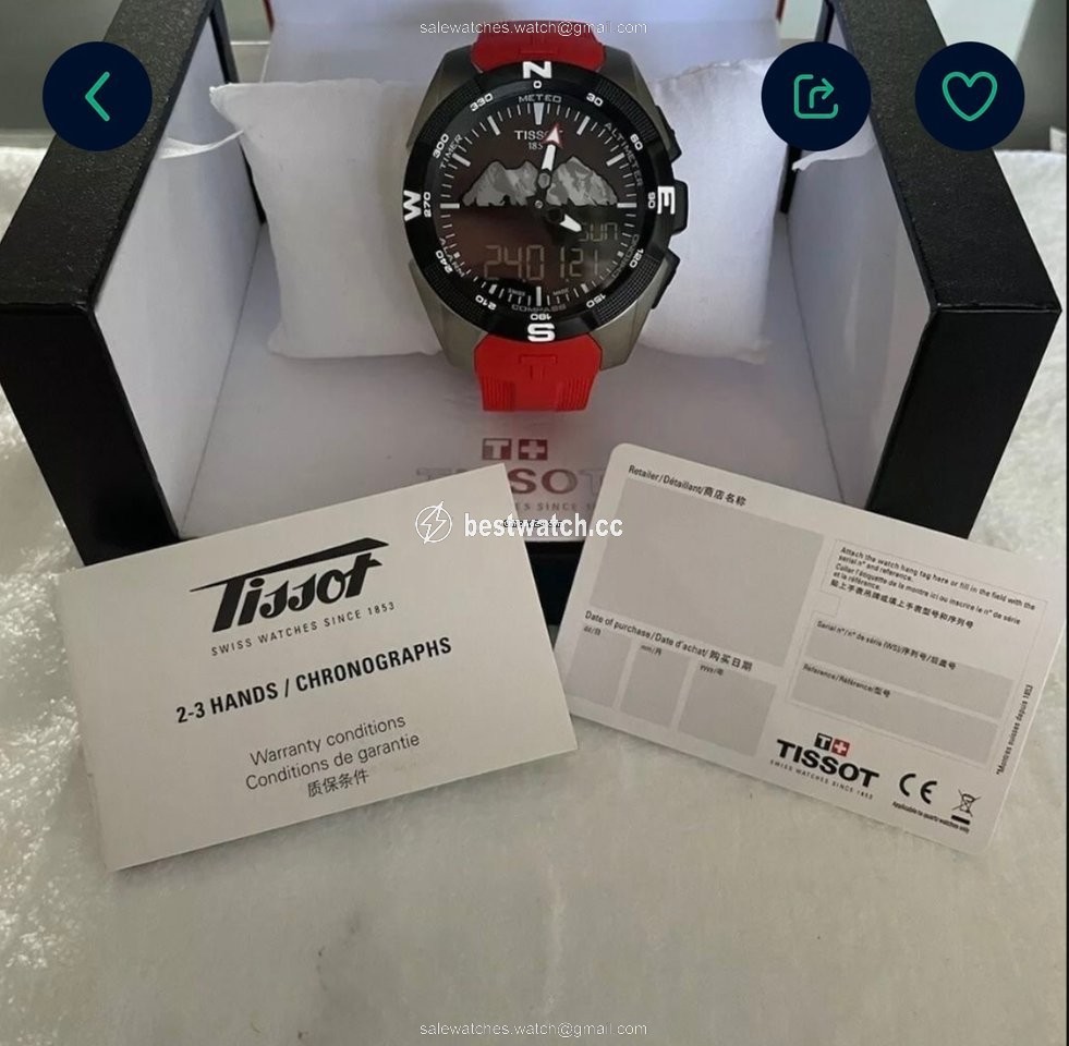 IMG_9085 Tissot T-Touch Expert Solar Mens watch Unisex Quartz Titanium T091.420.47.051.10 Replica 2
