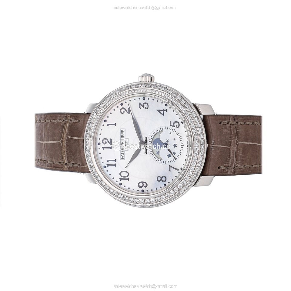 IMG_9085 Patek Philippe Complications Womens watch Manual winding White gold 4968G-010 Replica 2