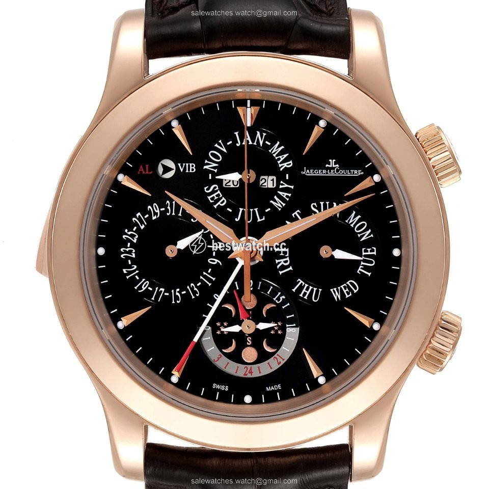Jaeger-LeCoultre Master Grand Reveil Mens watch Unisex Automatic Rose gold 149.2.95 Replica 2