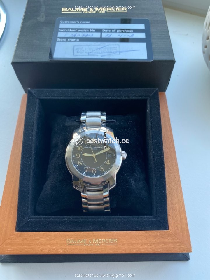 Baume & Mercier Capeland Mens watch Unisex Quartz Steel 65531 Replica 2