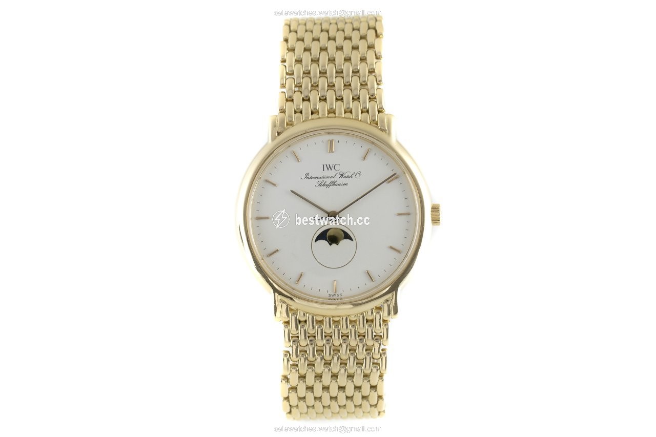 IWC Portofino Womens watch Quartz Yellow gold 3853 Replica 2