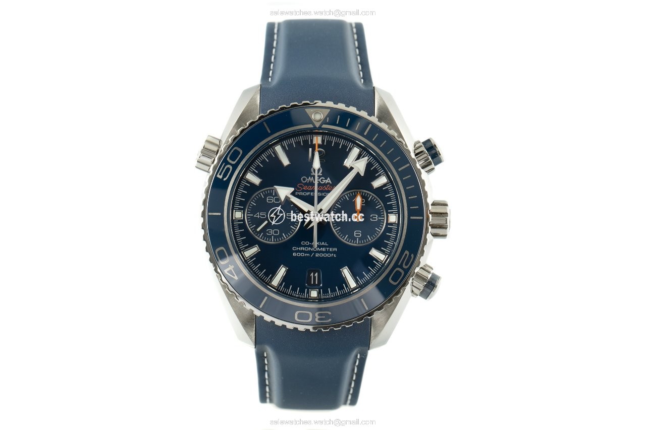 Omega Seamaster Planet Ocean Chronograph Mens watch Unisex Automatic Titanium 232.92.46.51.03.001 Replica 2