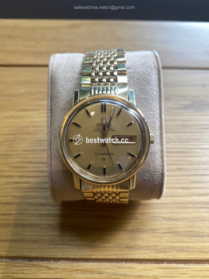 IMG_9085 Omega Constellation Mens watch Unisex Automatic Gold Steel 1068 Replica 2