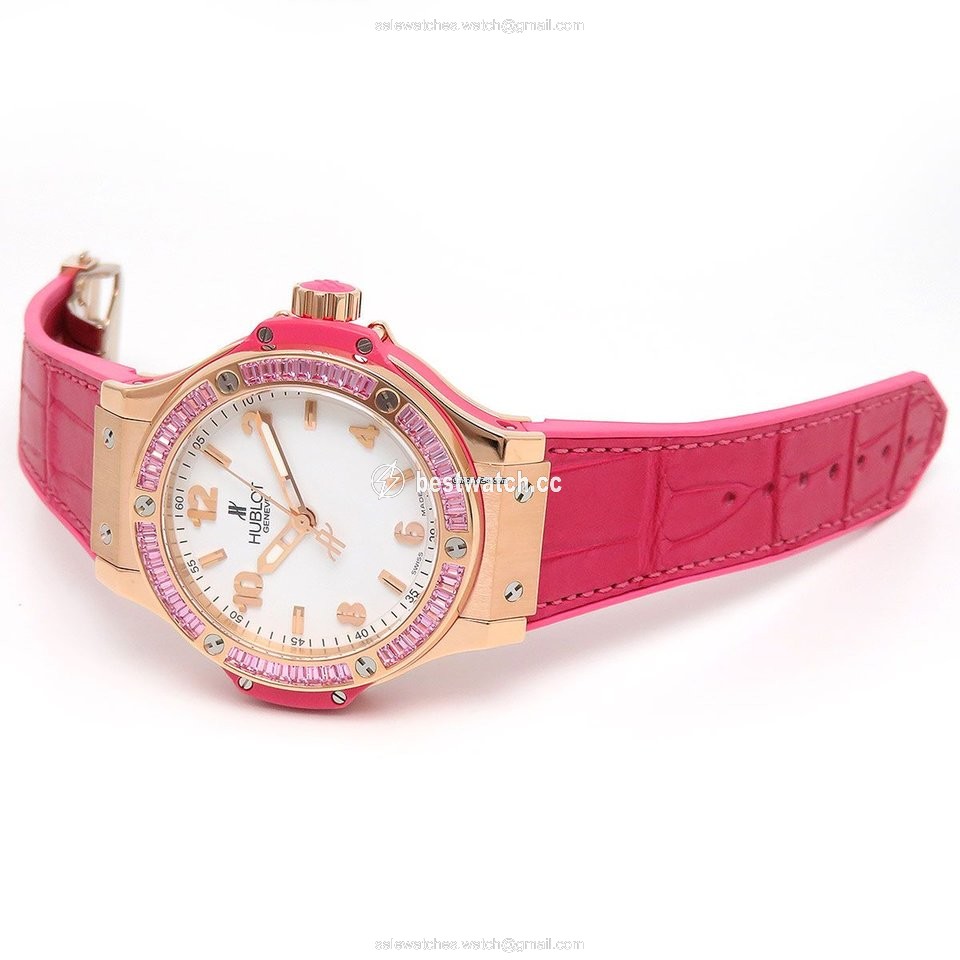 IMG_9085 Hublot Big Bang Tutti Frutti Womens watch Quartz Rose gold 361.PP.2010.LR.1933 Replica 2