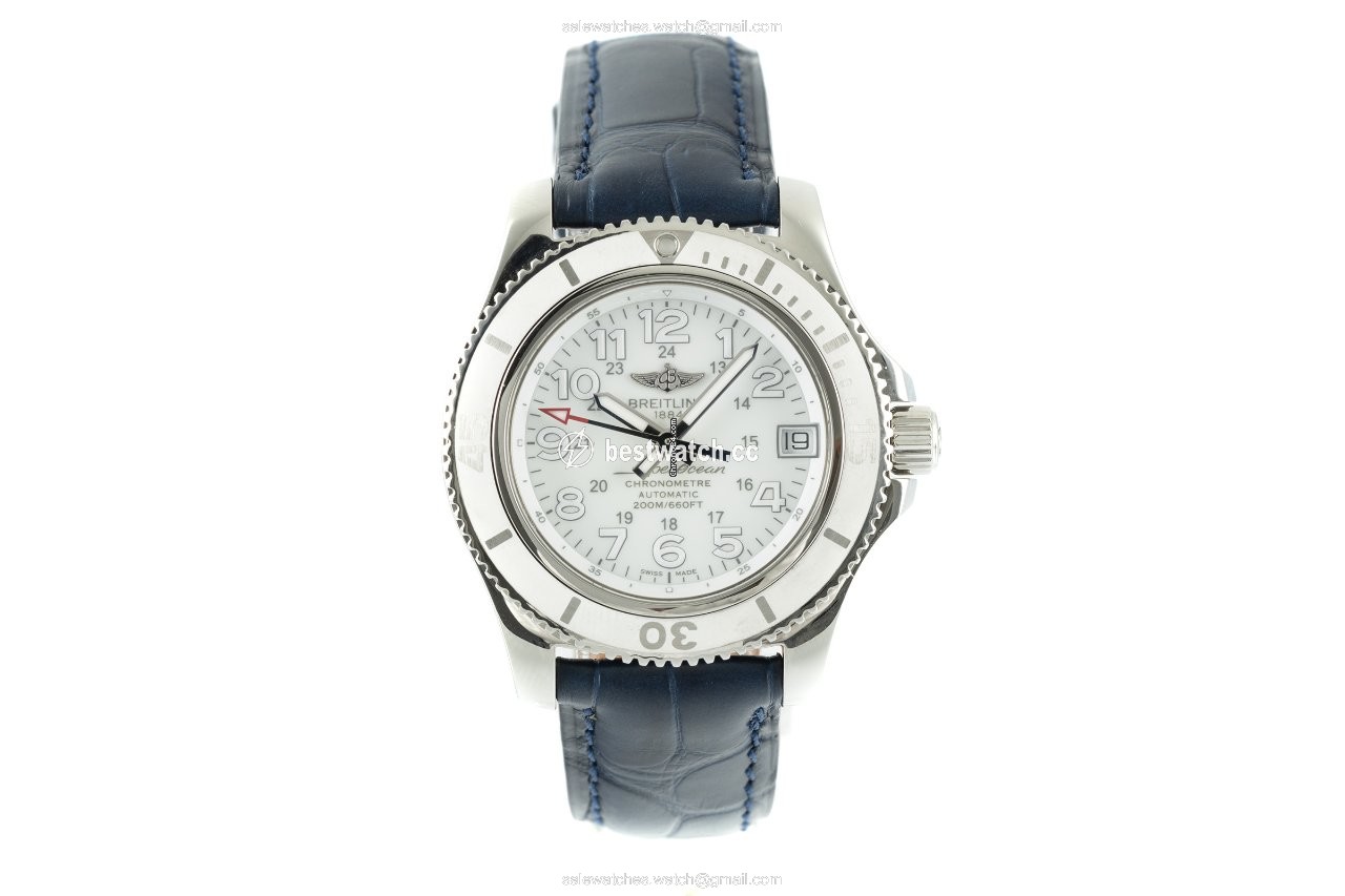 IMG_9085 Breitling Superocean II 36 Womens watch Automatic Steel A17312 Replica 2