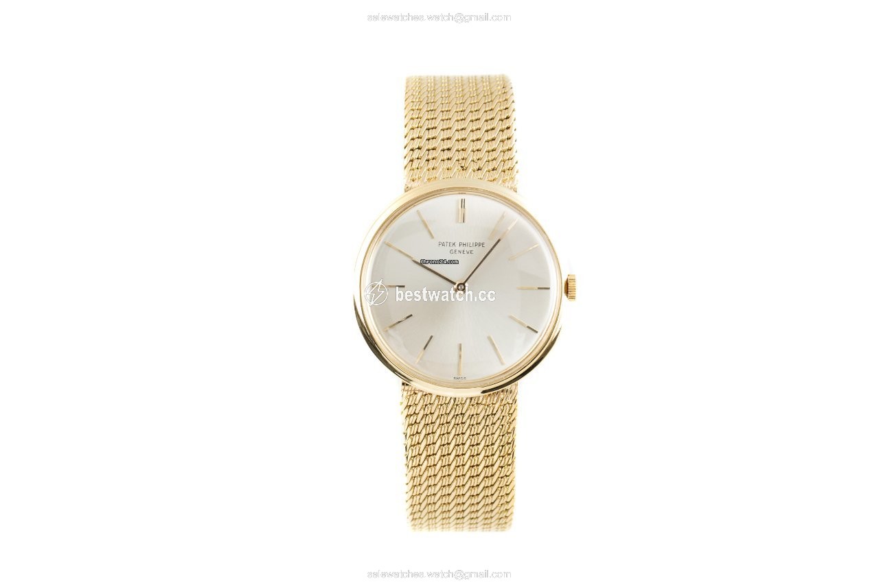 IMG_9085 Patek Philippe Calatrava Mens watch Unisex Manual winding Yellow gold 2591 Replica 2