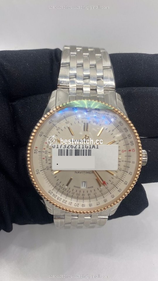 Breitling Navitimer Mens watch Unisex Automatic Gold Steel U17326211G1A1 Replica 2