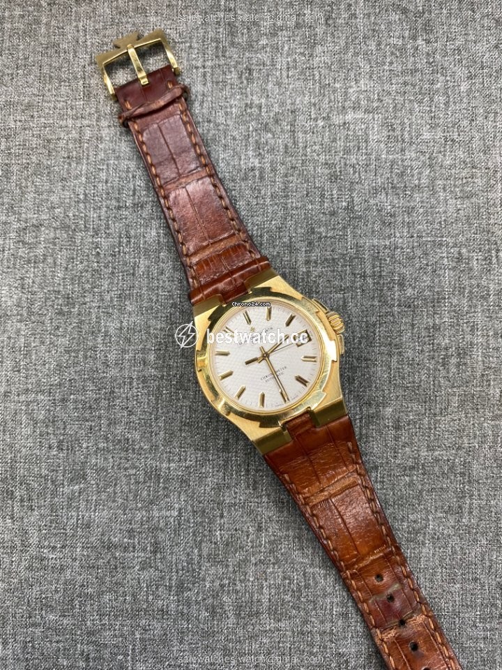 IMG_9085 Vacheron Constantin Overseas Mens watch Unisex Automatic Yellow gold 42050 423J Replica 2