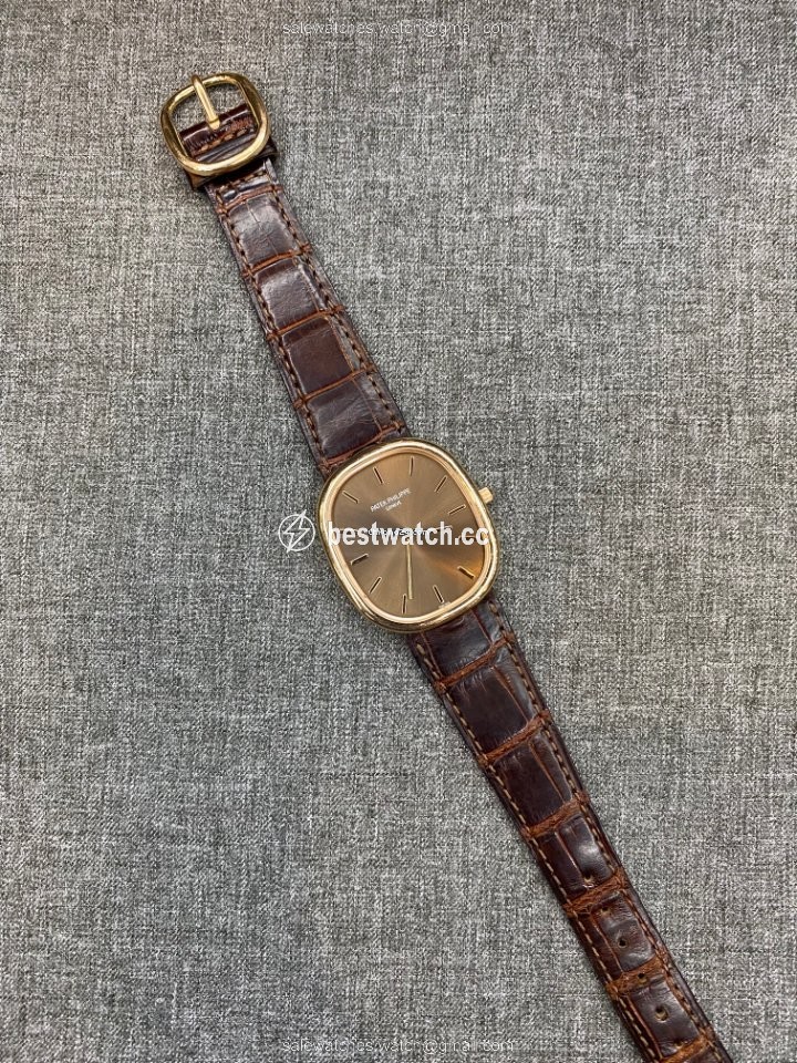 Patek Philippe Golden Ellipse Mens watch Unisex Automatic Rose gold 3738 100R-001 Replica 2
