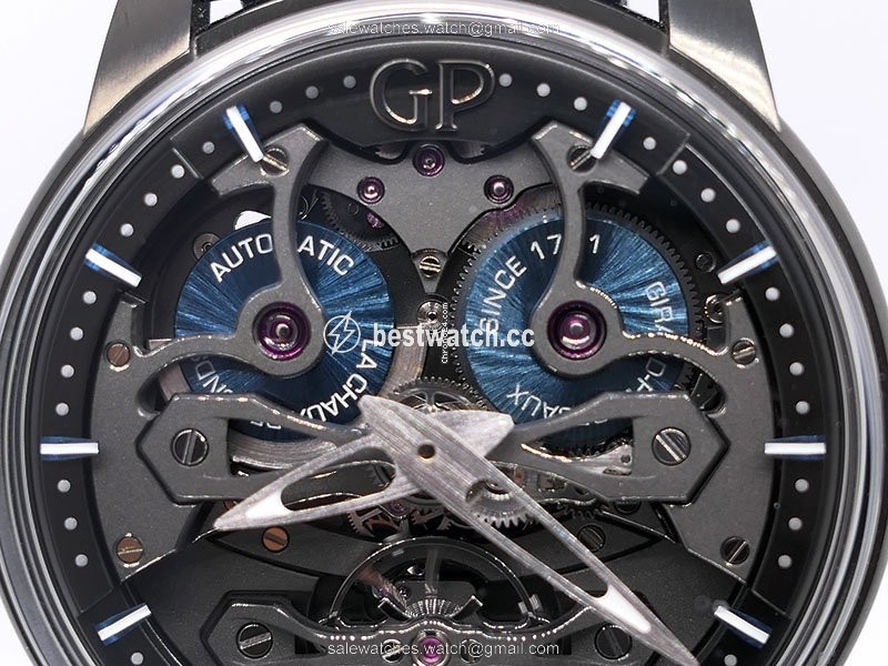 IMG_9085 Girard Perregaux Bridges Mens watch Unisex Automatic Titanium 84000-21-632-BH6A Replica 2