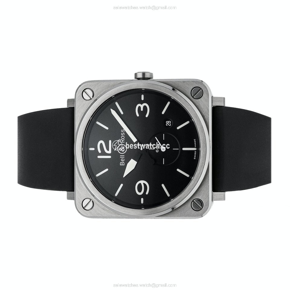 IMG_9085 Bell & Ross BR S Mens watch Unisex Quartz Steel BRS-BLC-ST Replica 2