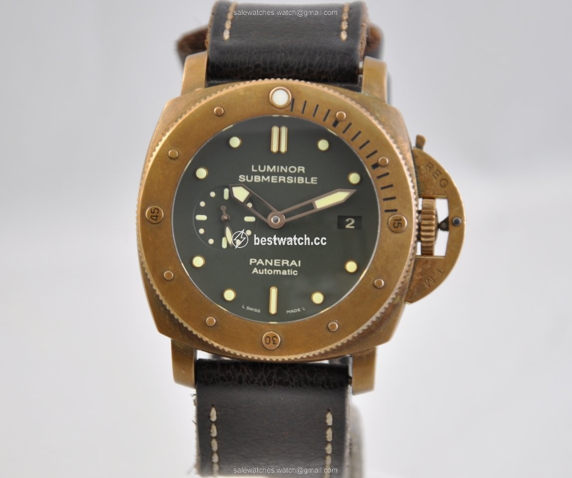 IMG_9085 Panerai Special Editions Mens watch Unisex Automatic Bronze PAM 00382 Replica 2