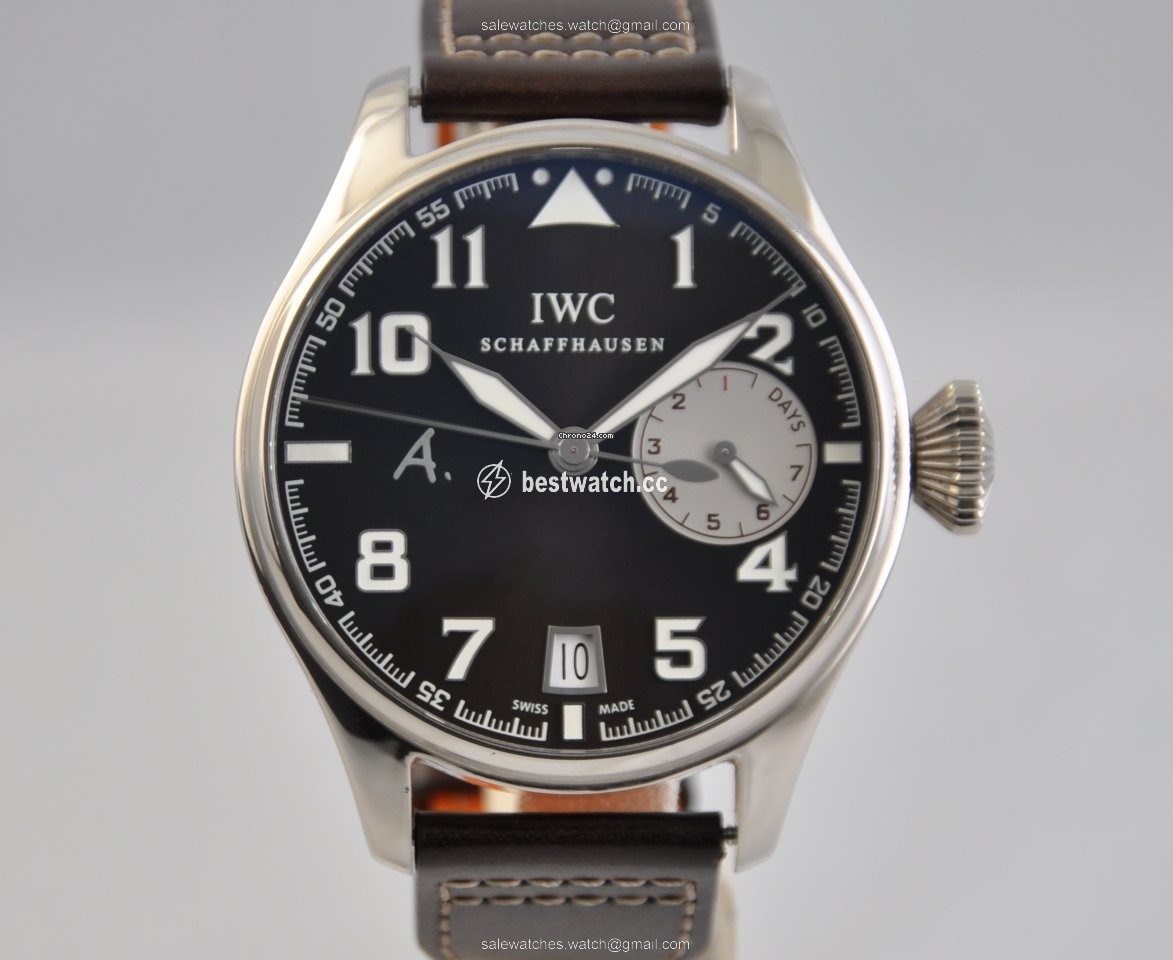 IMG_9085 IWC Big Pilot Mens watch Unisex Automatic White gold IW500420 Replica 2