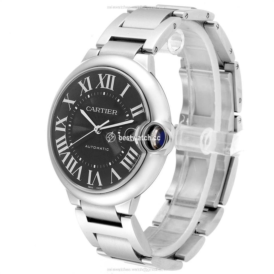 IMG_9085 Cartier Ballon Bleu 42mm Mens watch Unisex Automatic Steel W6920042 Replica 2