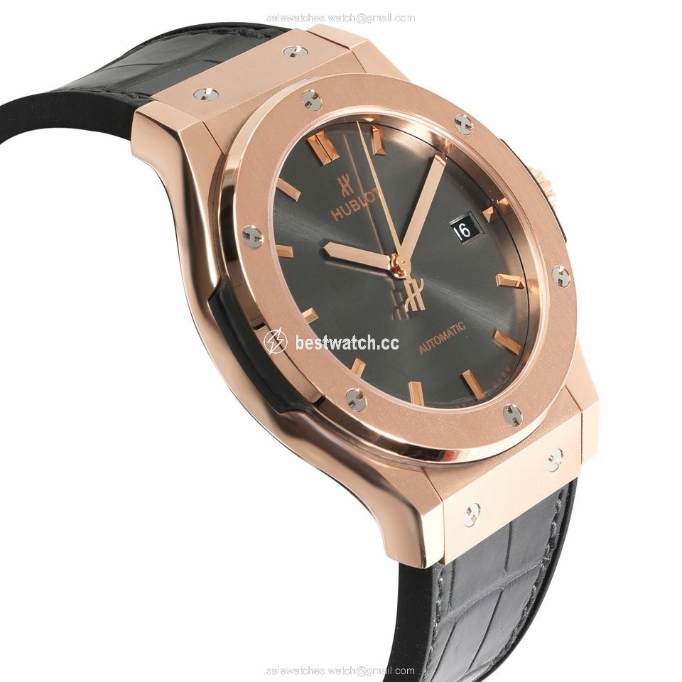 IMG_9085 Hublot Classic Fusion Racing Grey Mens watch Unisex Automatic Rose gold 542.OX.7081.LR Replica 2