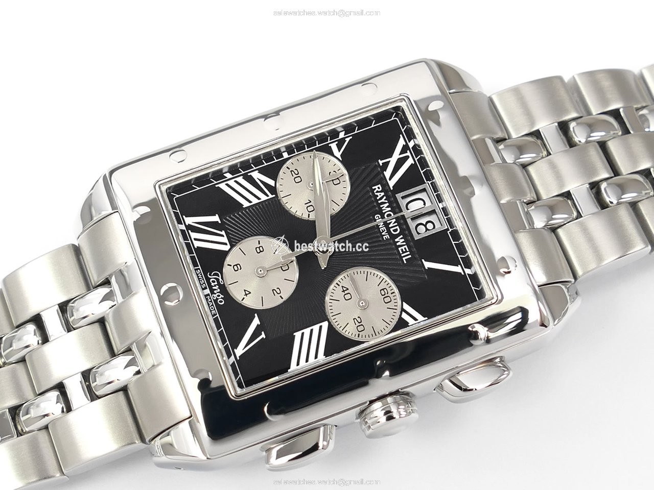 IMG_9085 Raymond Weil Tango Mens watch Unisex Quartz Steel 4881-ST-00209 Replica 2