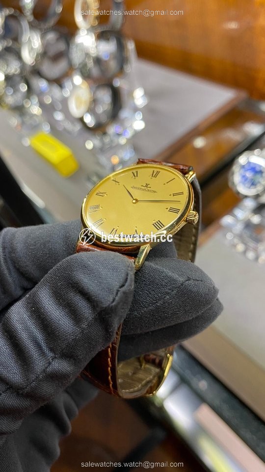 IMG_9085 Jaeger-LeCoultre Mens watch Unisex Quartz Yellow gold 111.1.09 Replica 2