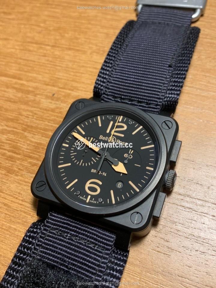IMG_9085 Bell & Ross BR 03-94 Chronographe Mens watch Unisex Automatic Steel BR0394-HERITAGE Replica 2