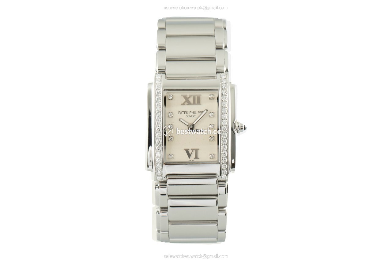 IMG_9085 Patek Philippe Twenty~4 Womens watch Quartz Steel 4910 010 Replica 2