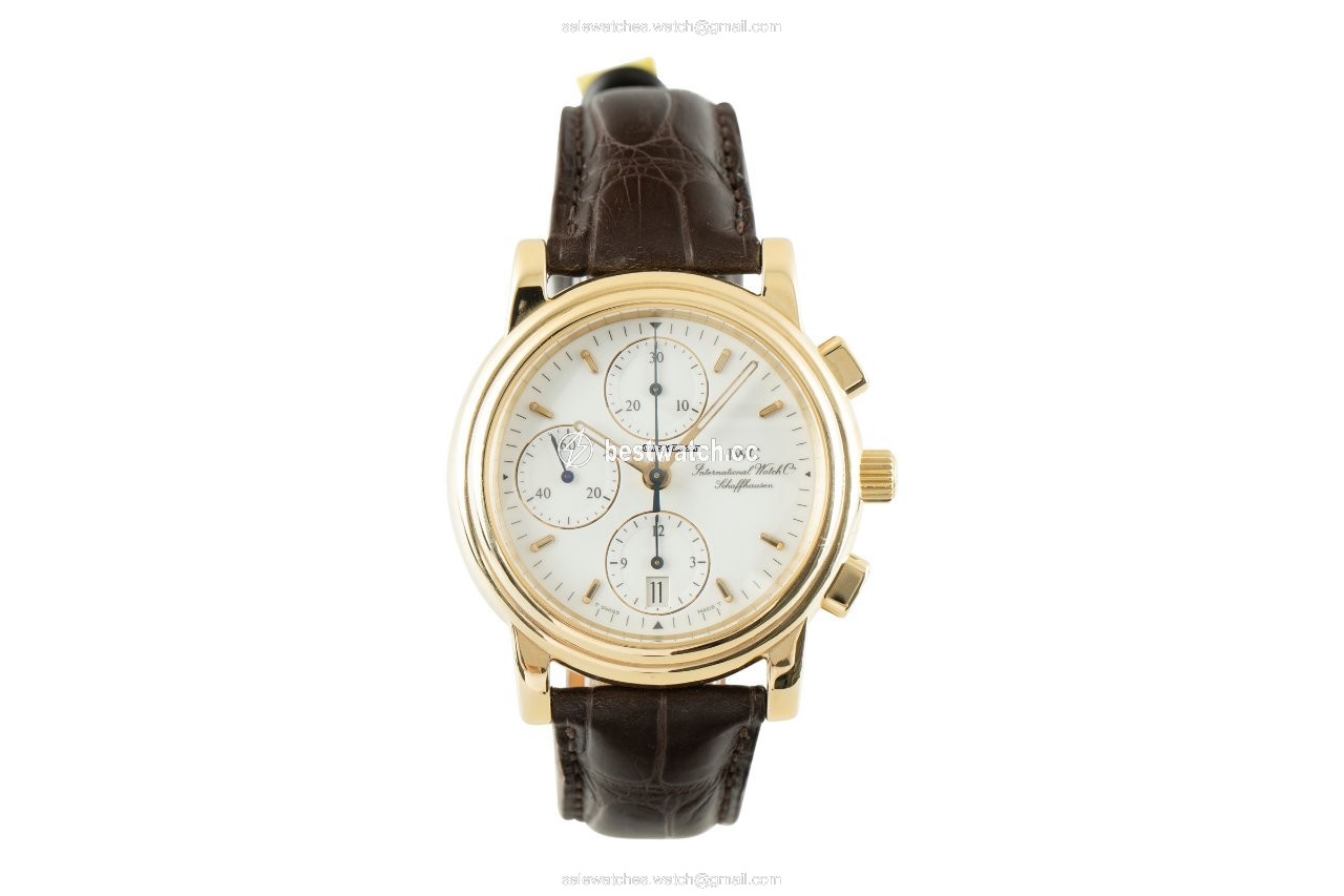 IMG_9085 IWC Mens watch Unisex Automatic Yellow gold 3703-001 Replica 2
