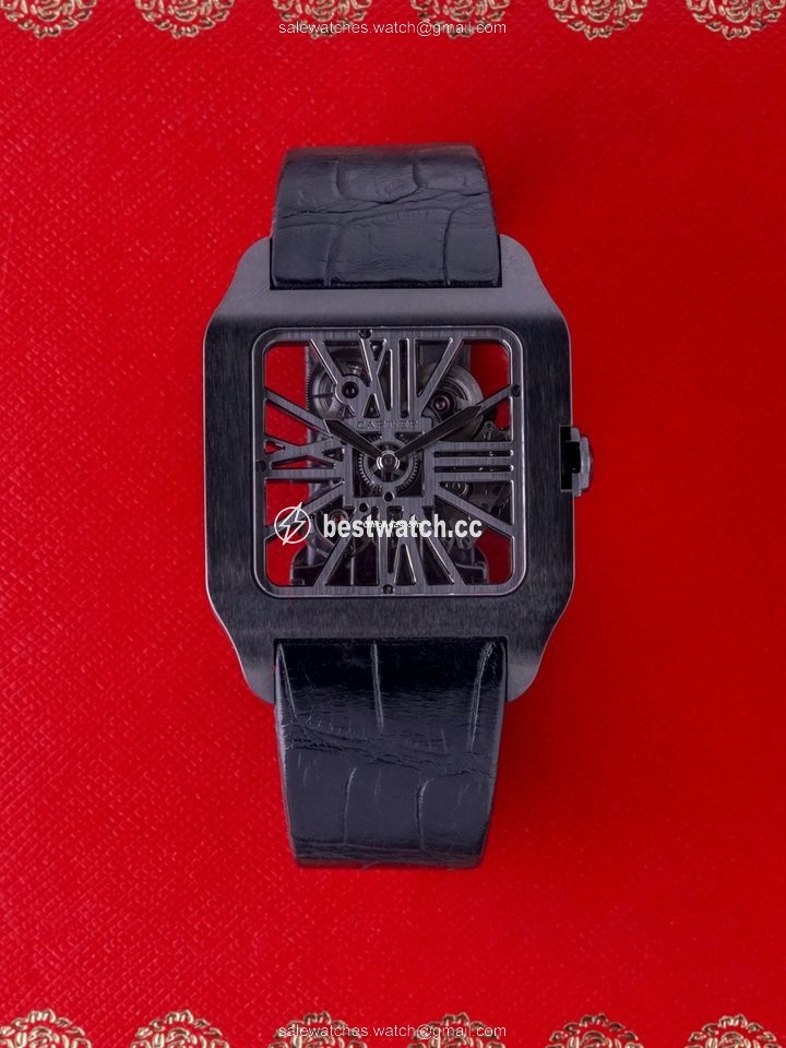 IMG_9085 Cartier Santos Dumont Mens watch Unisex Manual winding Titanium 2020052 Replica 2