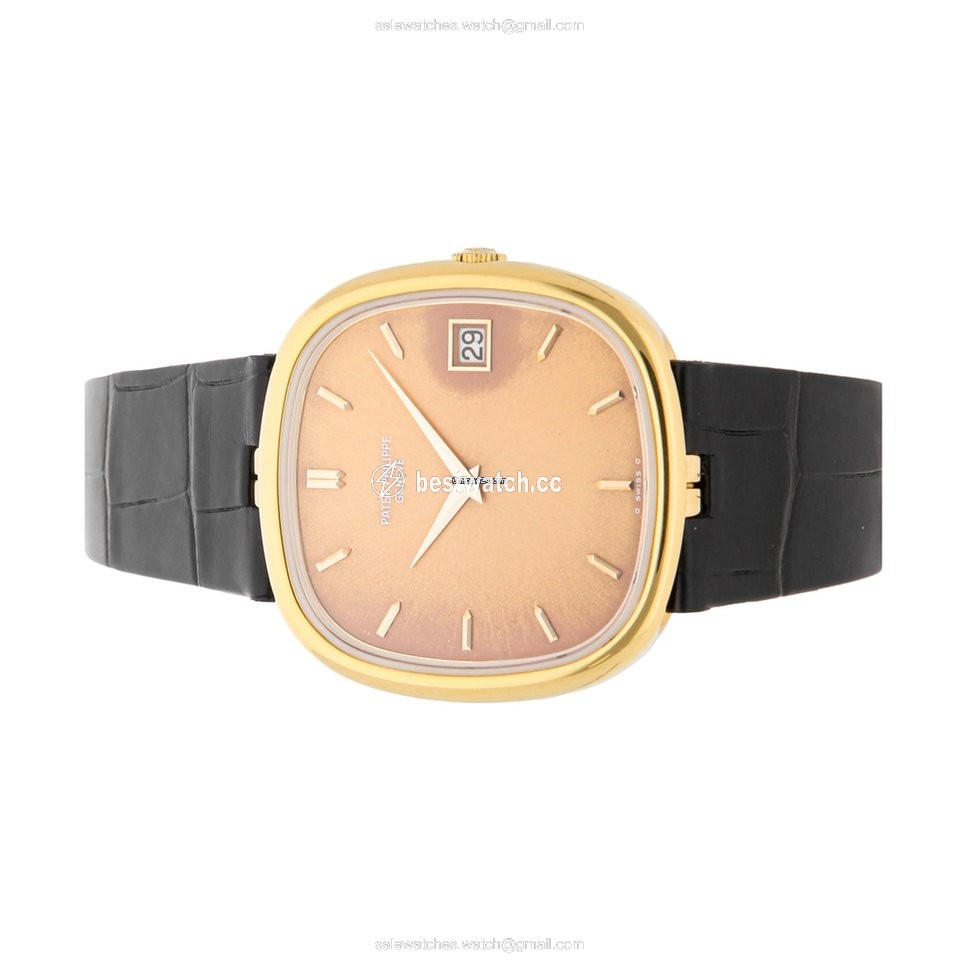 IMG_9085 Patek Philippe Golden Ellipse Mens watch Unisex Automatic Yellow gold 3604 Replica 2