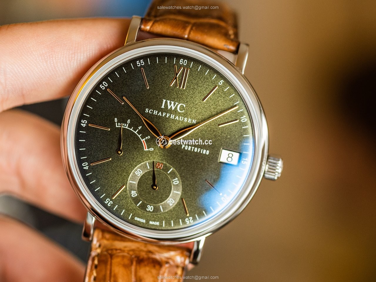 IMG_9085 IWC Portofino Hand-Wound Mens watch Unisex Manual winding Steel 510117 Replica 2