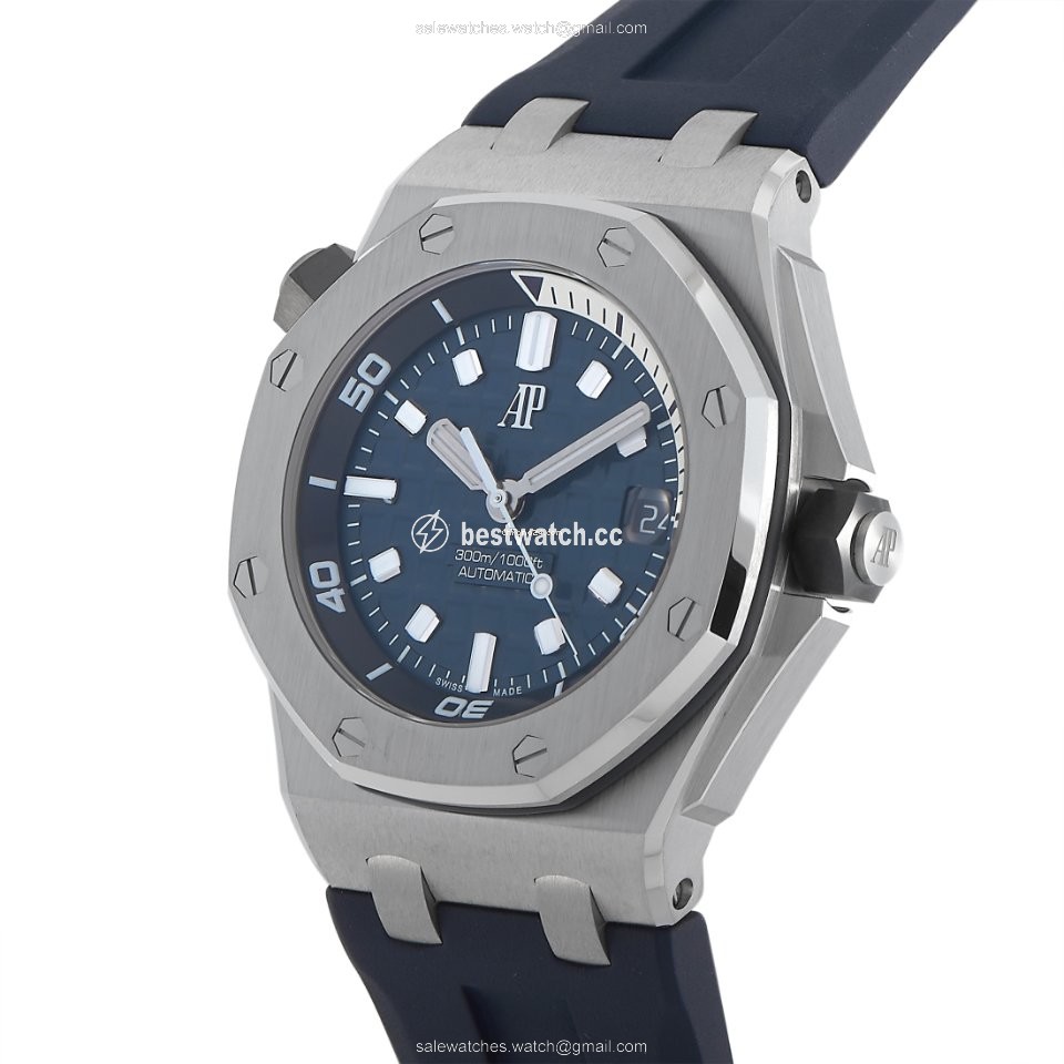 IMG_9085 Audemars Piguet Royal Oak Offshore Diver Mens watch Unisex Automatic Steel 15720ST.00.A027CA.01 Replica 2