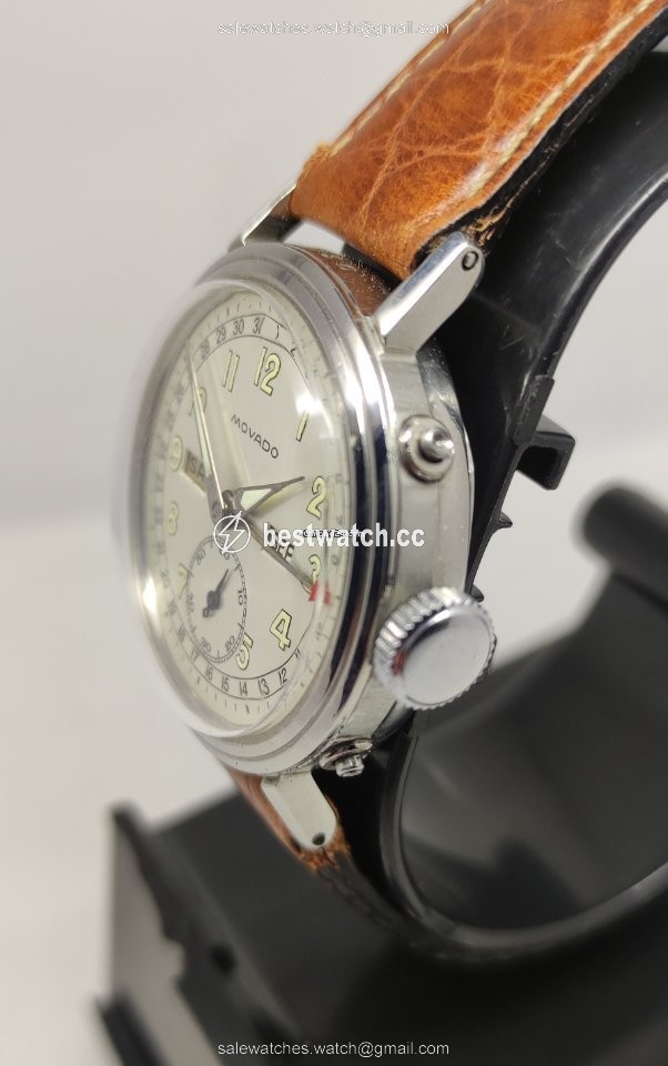 IMG_9085 Movado Mens watch Unisex Manual winding Steel Triple date cal.472 Replica 2