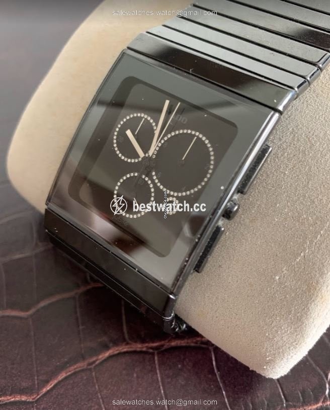 IMG_9085 Rado Ceramica Mens watch Unisex Quartz Ceramic R21714702 Replica 2
