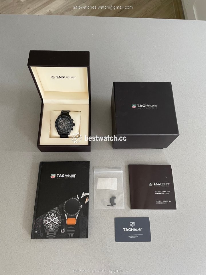 IMG_9085 TAG Heuer Carrera Calibre HEUER 01 Mens watch Unisex Automatic Ceramic CAR2A91.FT6071 Replica 2