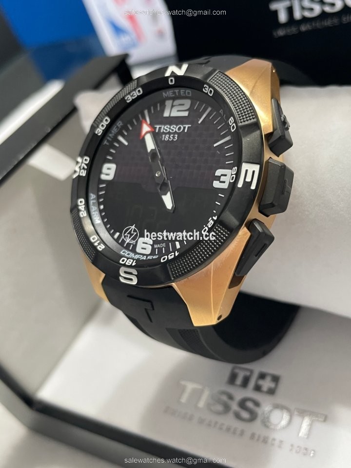 IMG_9085 Tissot T-Touch Expert Solar Mens watch Unisex Quartz Titanium T091.420.47.207.00 Replica 2